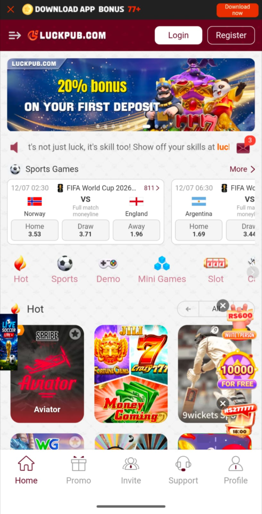LuckPub Game