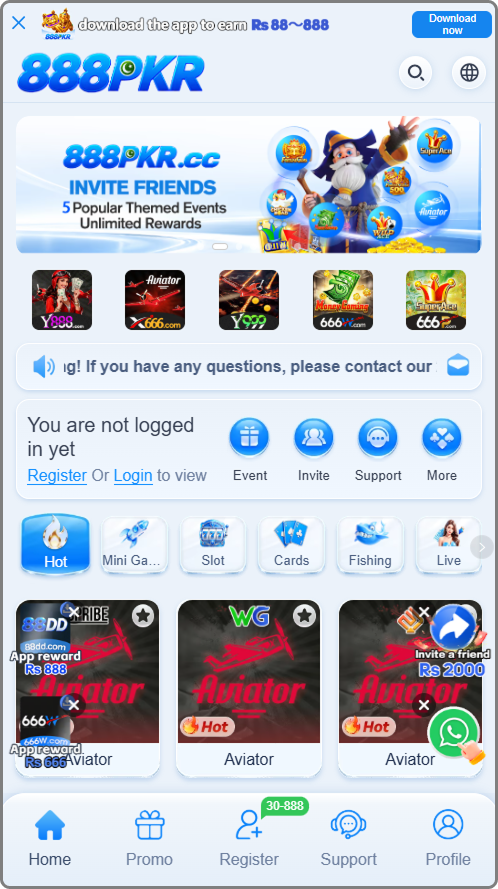 888 PKR Game 2026 APP overview