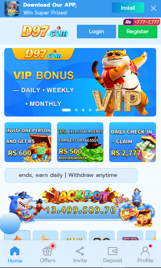 D97 Game APK 2026 App overview