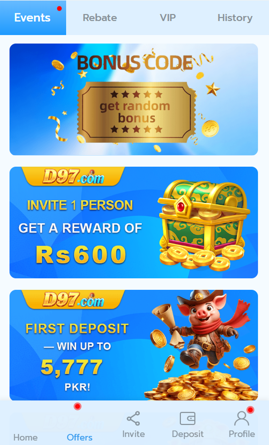 D97 Game APK 2026 bonuses and rewards
