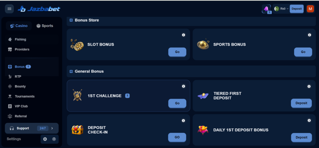 jazbaBet Online Game APK 2026 bonuses and rewards