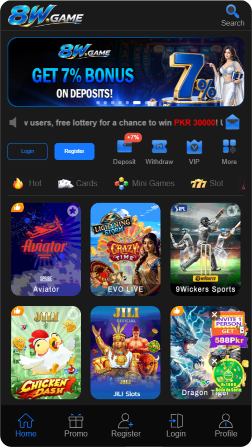 8W Game 2026 online APK gaming App overview